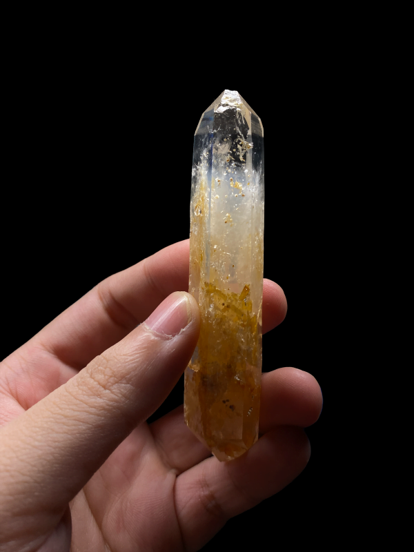 Colombian Golden Healer DNA Blue Smoke Lemurian Wand 47.6 g 91x20mm main