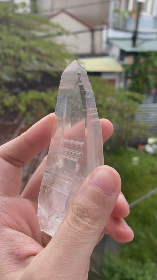 Brazilian Lemurian Seed Quartz Crystal 138g - BLM14 main