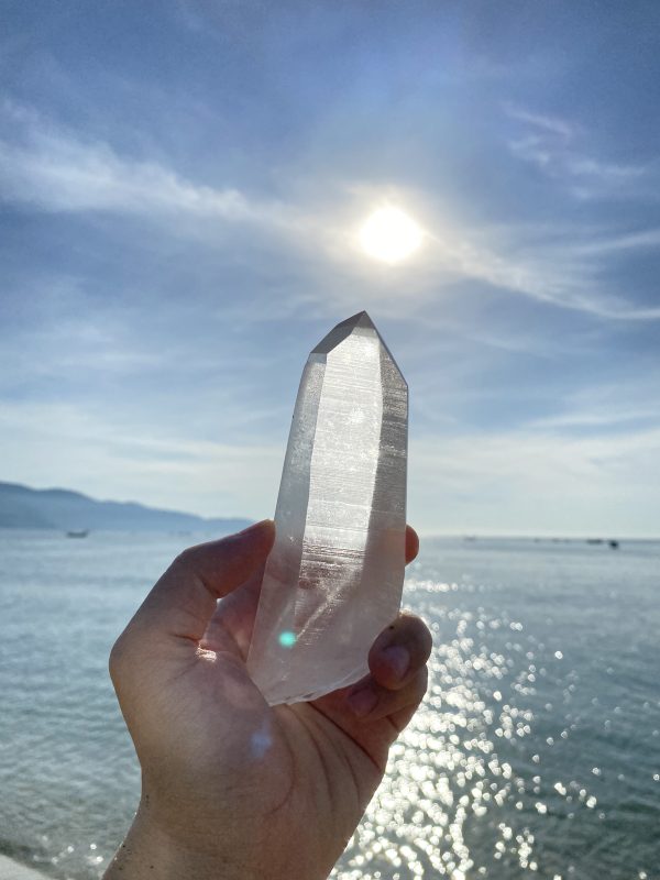 Brazilian Lemurian Seed Quartz Crystal 204g - BLM7 main