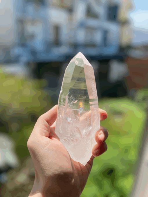 Brazilian Lemurian Seed Quartz Crystal 486g - BLM9 main