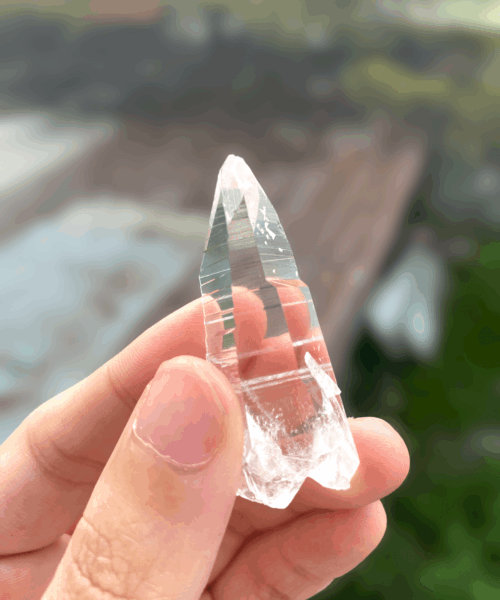 Lemurian Quartz Crystal (Colombia) 16.34g - COLM39