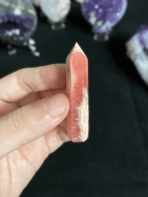 Trụ đá Đào hoa Rhodochrosite 18g 53x10mm - RHO1 main