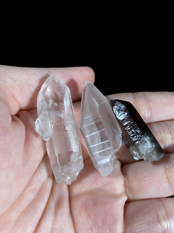 Combo Lemurian & Smoky Quartz 37.5 g - CBL3