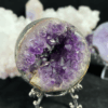 Hốc thạch anh tím Amethyst hình quả cầu 69mm 363g - ATS3 3
