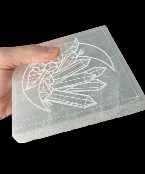 Tấm Selenite 595g 120x120x17mm - SLP1 2