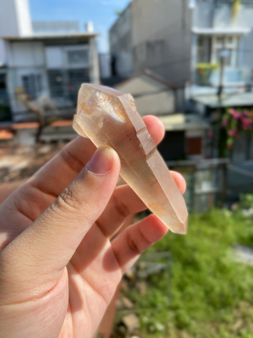 Tangerine Lemurian Seed DT (Brazil) 52g – BTLM5 rainbow