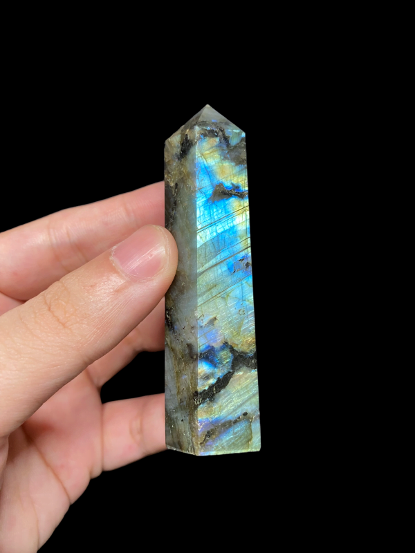 Trụ đá Xà cừ Labradorite 69g 80x23mm - LAB2 main