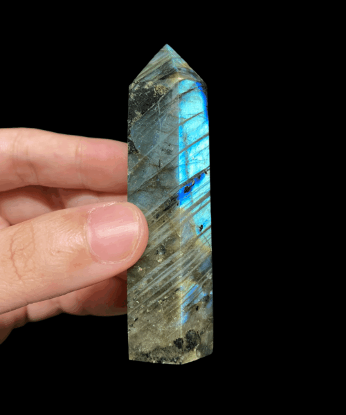 Trụ đá Xà cừ Labradorite - LAB1