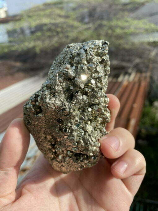 Cụm tinh thể Pyrite 424g 94x45mm - PYR3 main