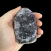 Amethyst cut base (Brazil) 304g 72x50mm - AMCB8 1