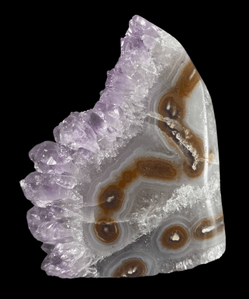 Amethyst cut base (Brazil) 577g 96x75mm - AMCB3