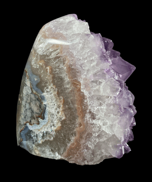 Amethyst cut base (Brazil) 586g 80x85mm - AMCB13