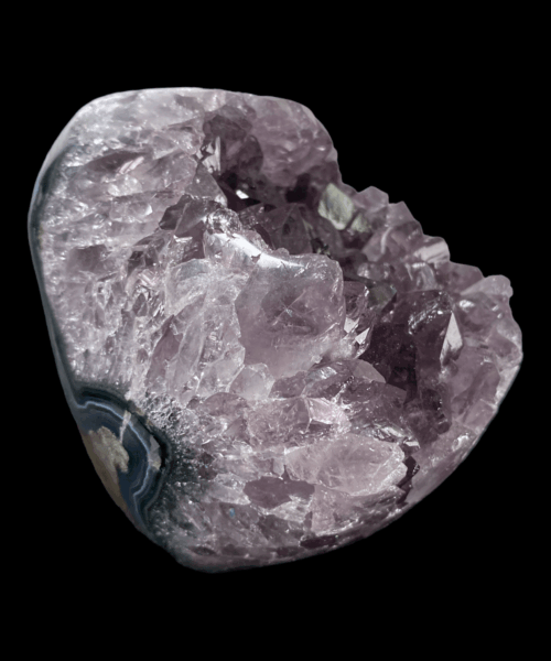 Amethyst cut base (Brazil) 656g 80x75mm - AMCB12 3