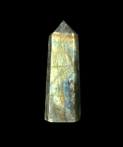 Trụ đá Xà cừ Labradorite 75g 76x26mm - LAB4