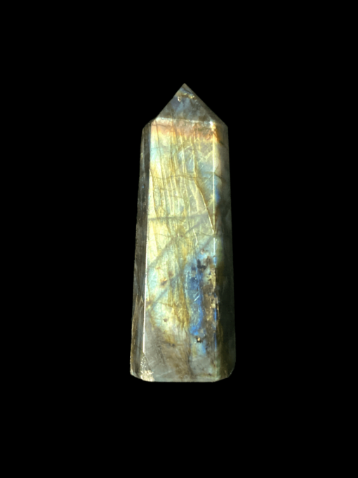 Trụ đá Xà cừ Labradorite 75g 76x26mm - LAB4