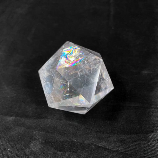 Icosahedron Quartz • Thạch anh khối 20 mặt đều 125g - CVED2 1