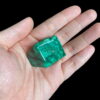 Đá Lông Công (Malachite freeform) 60g 40x26mm - MAL5 3