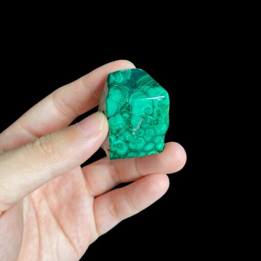 Đá Lông Công (Malachite freeform) 60g 40x26mm - MAL5 4