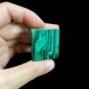 Đá Lông Công dáng Kim tử tháp (Malachite Pyramid) 56g 34x30mm - MAL7 5