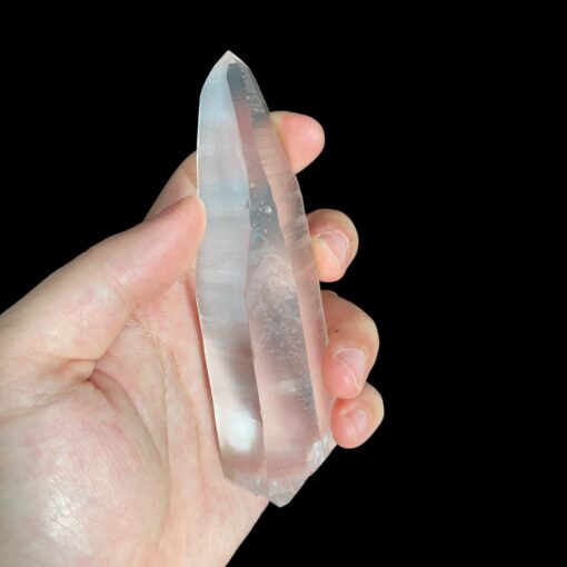 Lemurian Quartz • Pyramidal Glyph, DT, Diamond Window (Brazil) 136g - BLM55 1