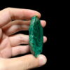 Mảnh đá Lông Công (Malachite slice) 51g 57x7mm - MAL8 33