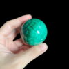 Quả cầu đá Lông công (Malachite sphere) 267g 51mm - MAL4 2