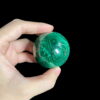 Quả cầu đá Lông công (Malachite sphere) 267g 51mm - MAL4 3