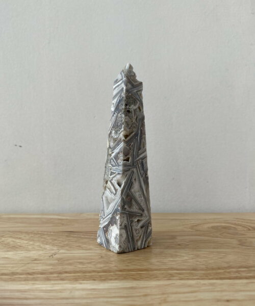 Trụ White Mexican Agate 2