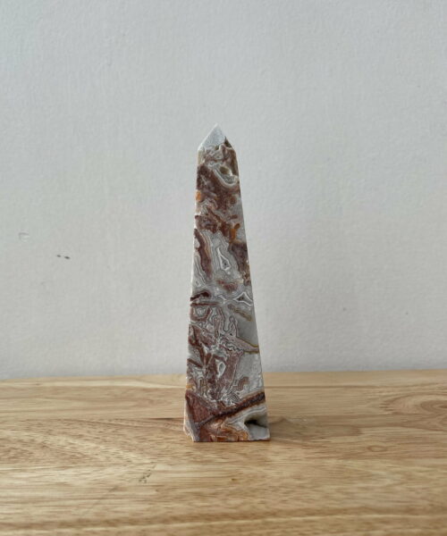 Trụ White Mexican Agate 1