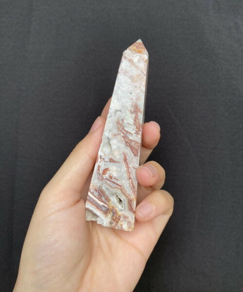Trụ White Mexican Agate 5