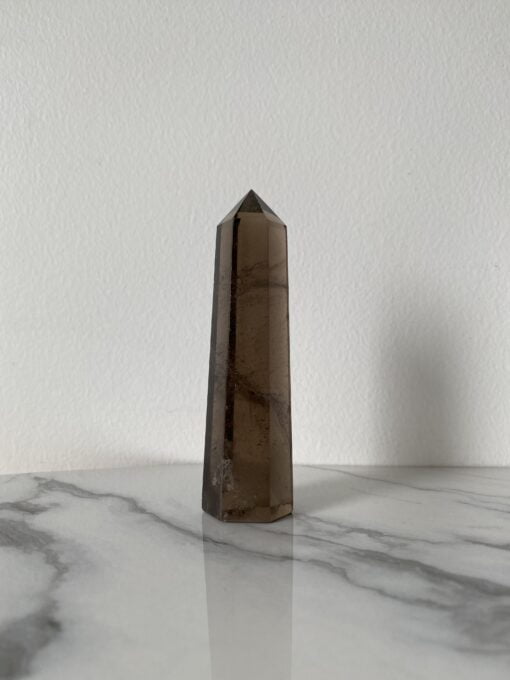 Trụ đá Thạch anh khói Smoky Quartz 3