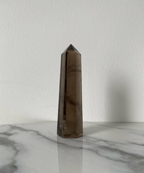 Trụ đá Thạch anh khói Smoky Quartz 3