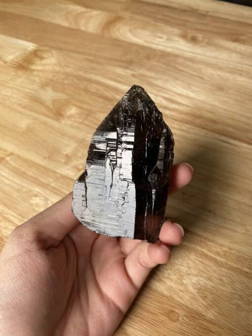 Trụ đá Thạch anh khói Smoky Quartz 1