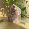Trụ đá Mã não Hoa anh đào Flower Agate 2