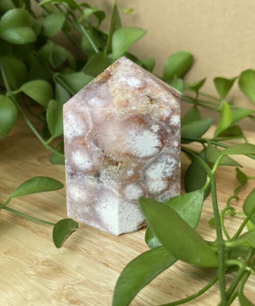Trụ đá Mã não Hoa anh đào Flower Agate background