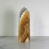 Trụ đá Yellow Calcite /w Chalcedony 1
